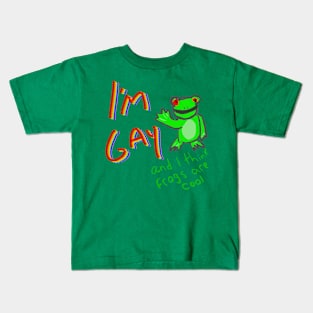 Gay Frogs Kids T-Shirt